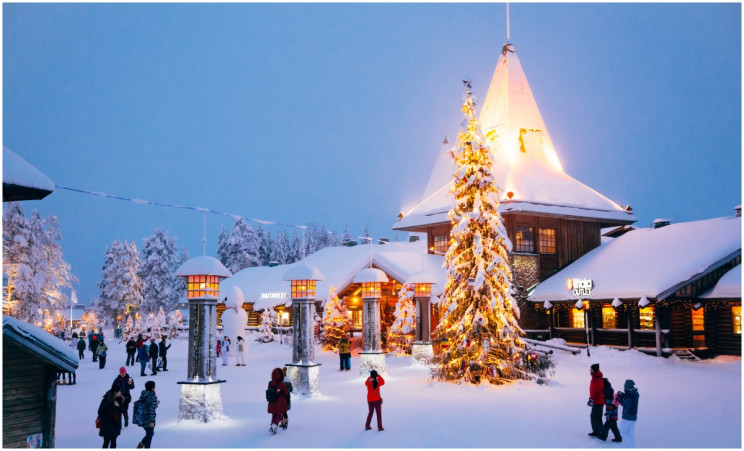 Santa Claus Village in Rovaniemi, Finland